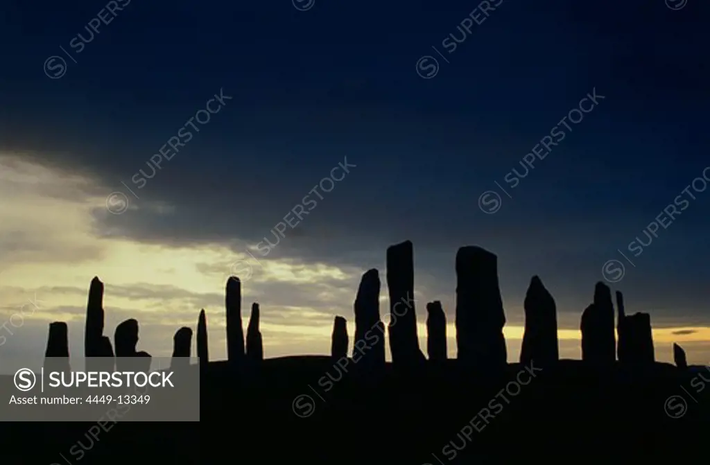 The Standing Stones of Callanish, Outer Hebrides, Scotland, Great Britain