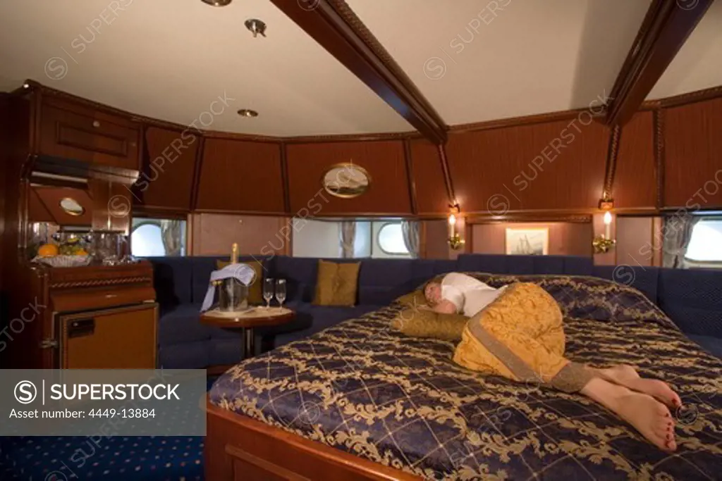 Star Flyer Owners Suite, Aboard Star Clippers Star Flyer Sailing Ship, Aegean Sea