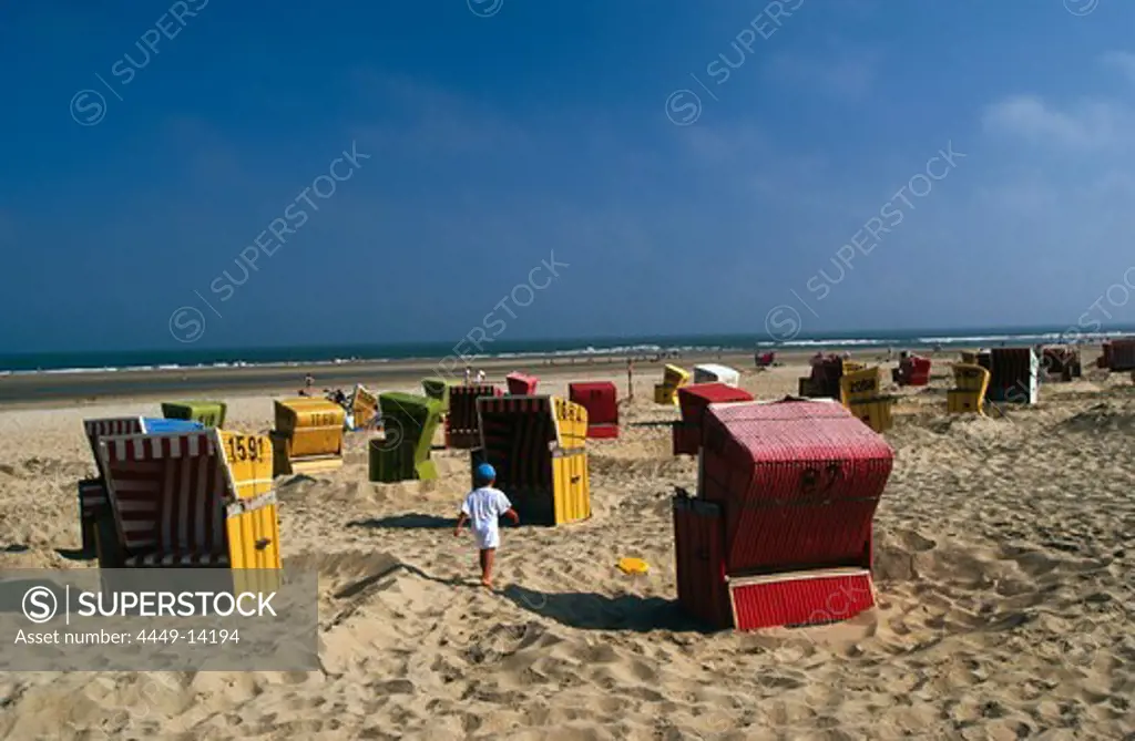 Beach, Langeoog, East Frisia, Germany
