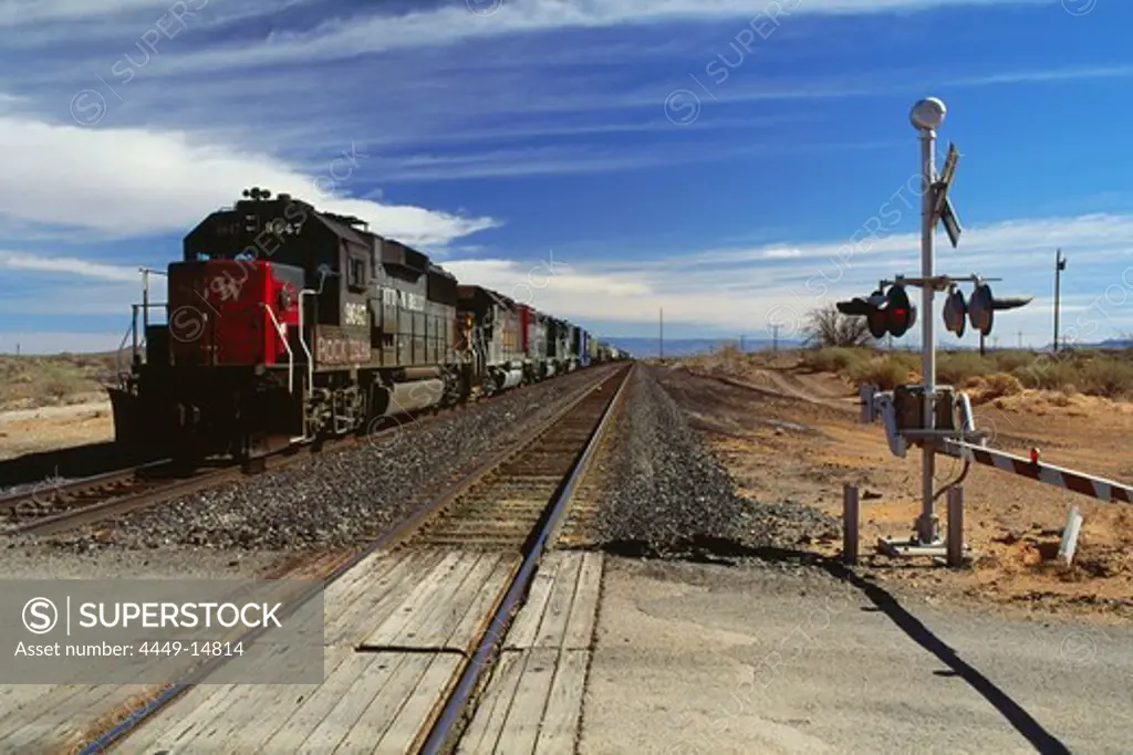 Freight train, New Mexico, USA