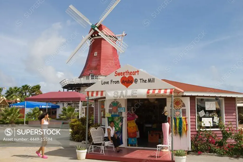 Souvenir Shop and Aruba Windmill, Aruba, Dutch Caribbean