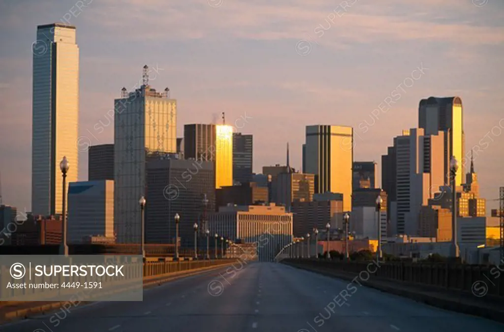 Cityscape of Dallas, Downtown Dallas, Texas, USA
