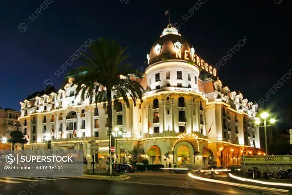 France, Nice, Promena s Anglais, Hotel Negresco