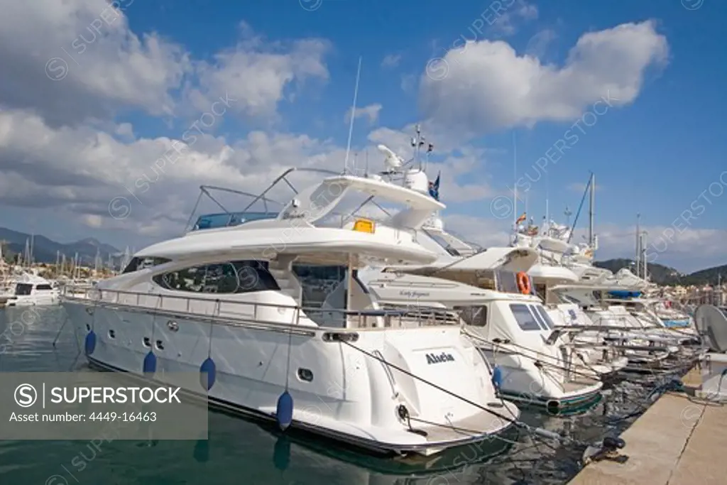 Mallorca, Poirt d Andratx, Marina, luxery yachts