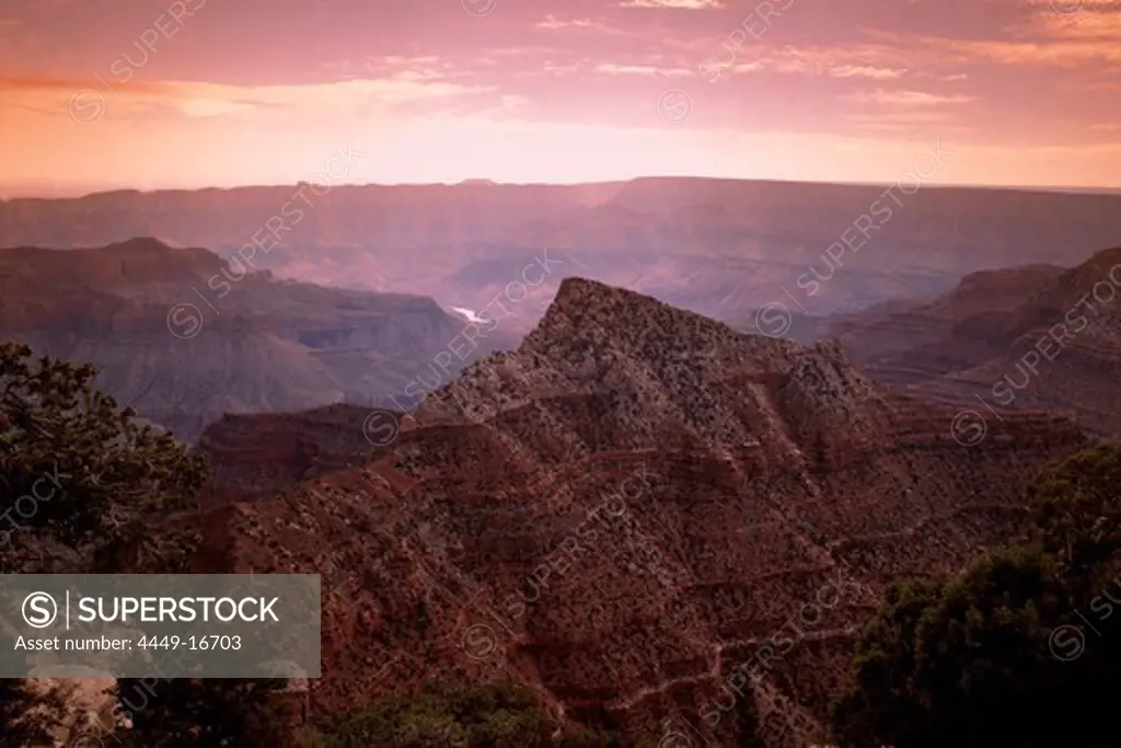 USA Arizona Gran Canyon Noth Rim View Point
