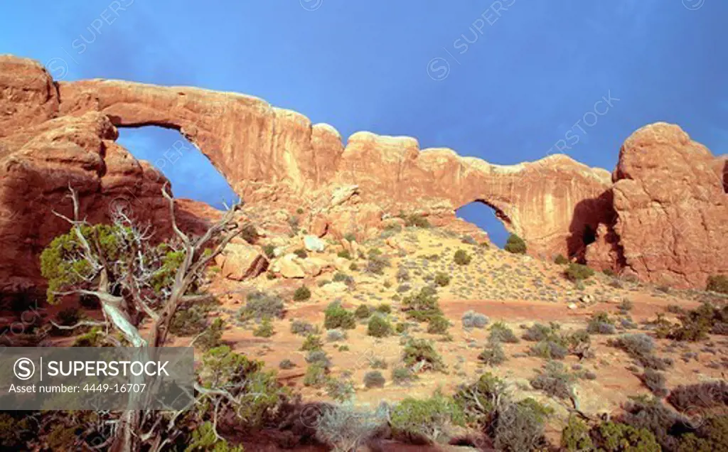 North and South Window, Arches National Park, Utah, USA