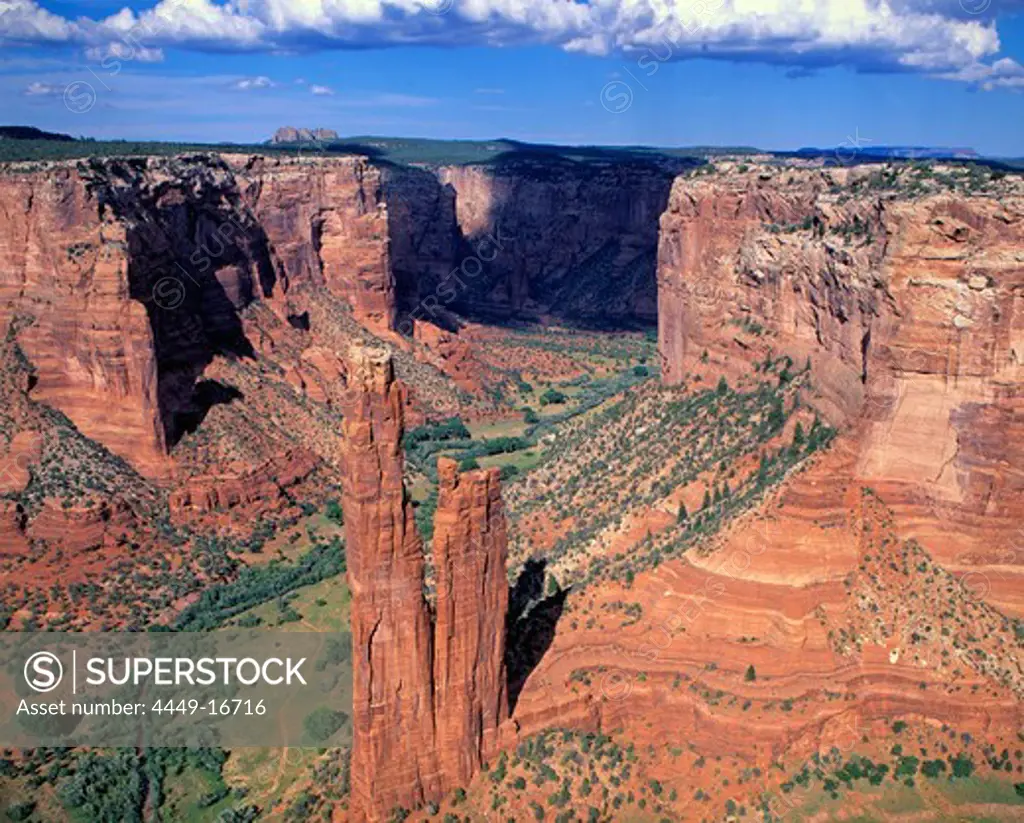 USA Arizona Canyon Chelly Spir Rock