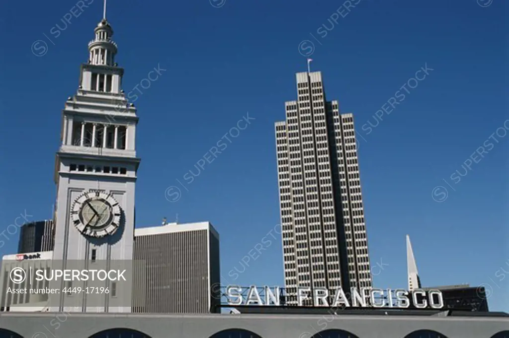 The Ferry building, Embarcadero, San Francisco, California, USA