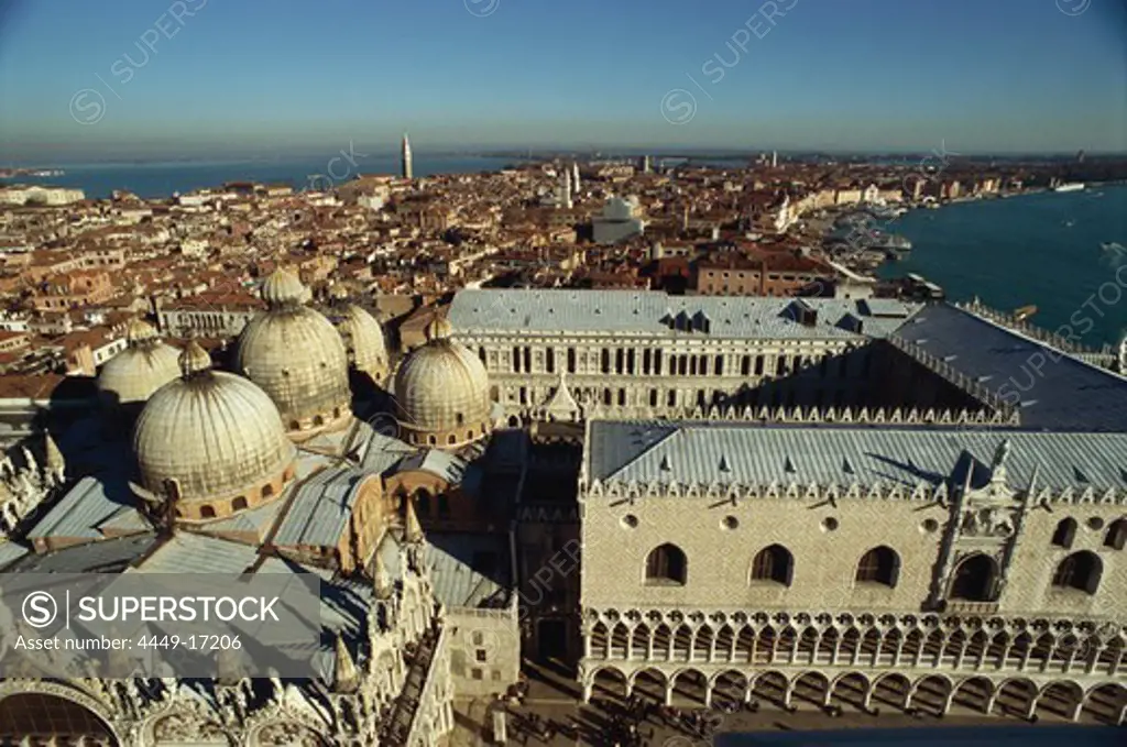 View from Campanile, Vvenice, Italy