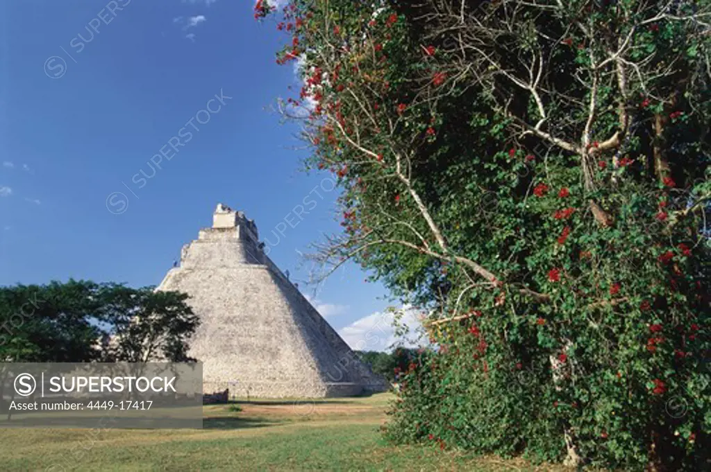 The Pyramid of the Magician, Uxmal, Yucatan, Mexico