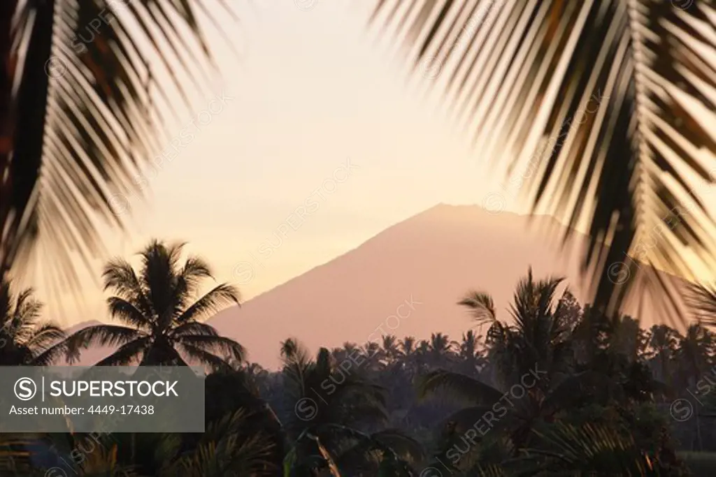 Mount Agung, Gunung Agung at sunset, Bali, Indonesia