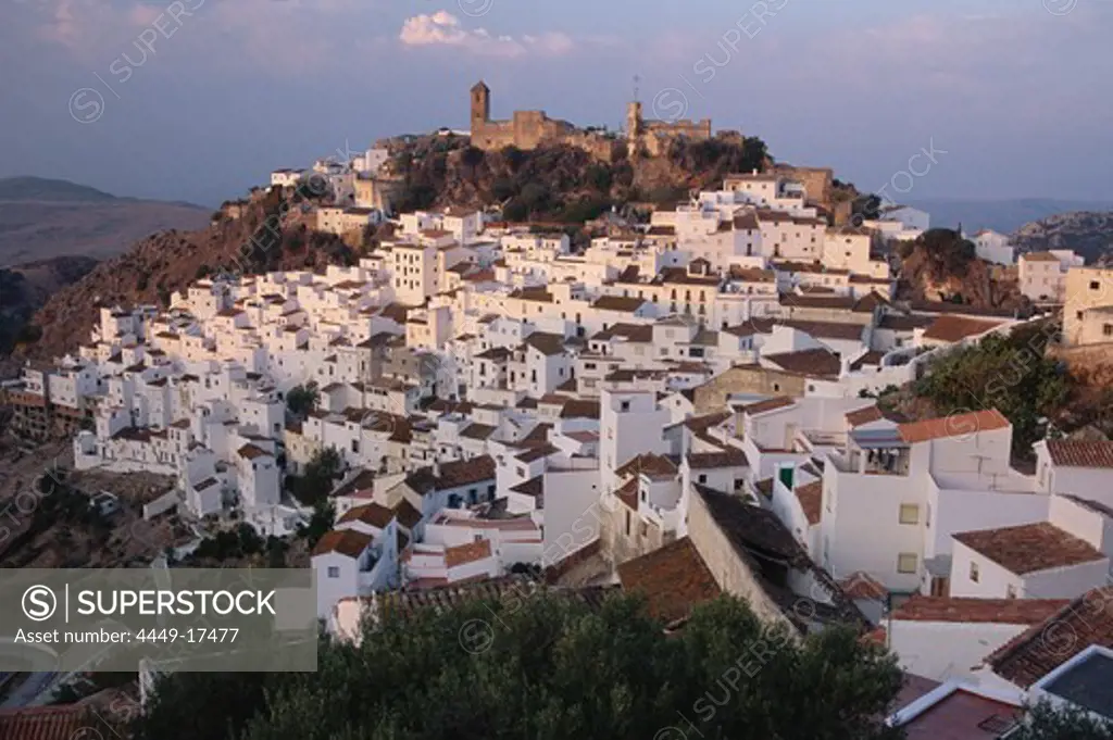 Casares, a village in the province of Malaga, Andalusia, Spain