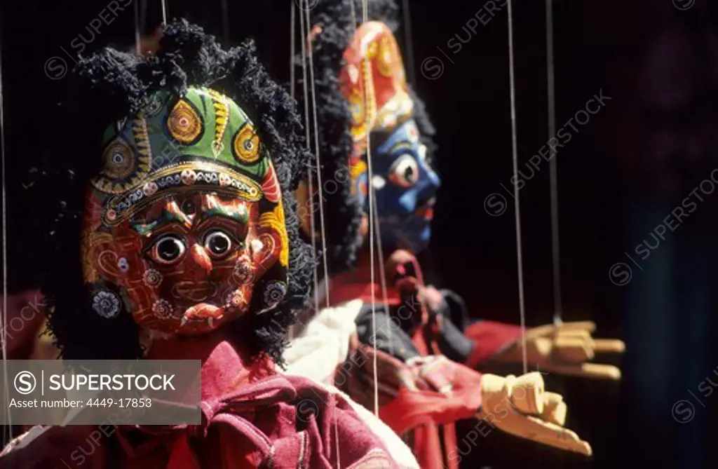 marionettes of traditional dancers, Kathmandu, Nepal