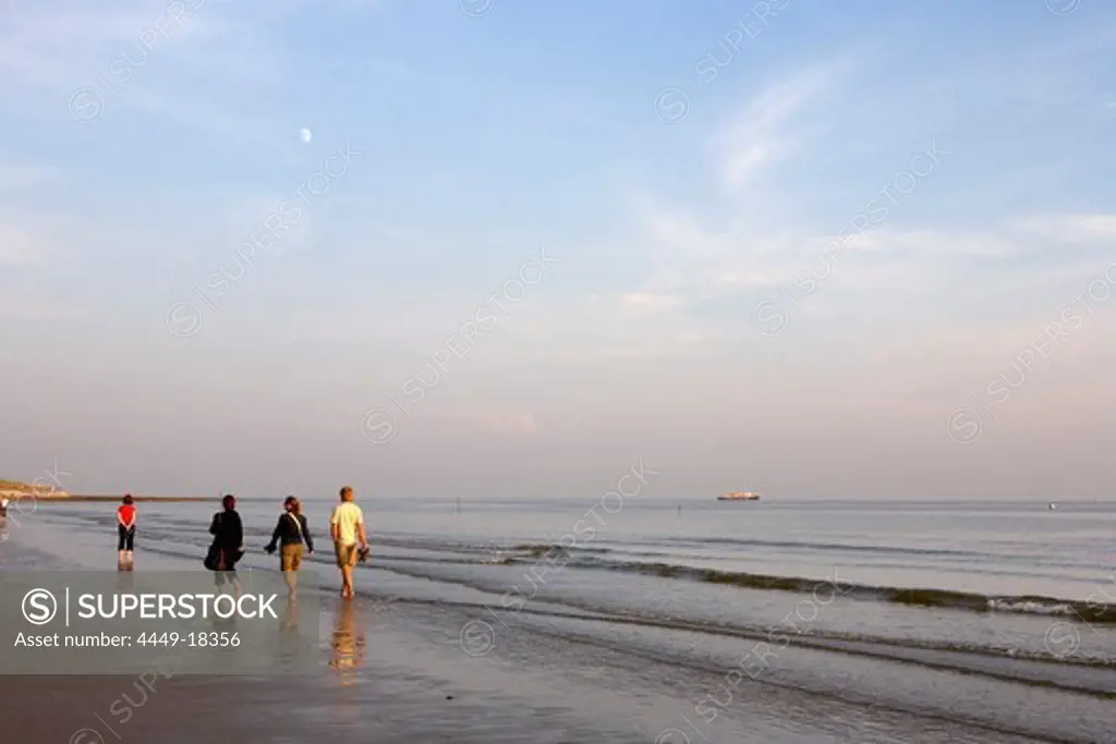 Beach, Sea, Borkum, East Frisia, North Sea, Lower Saxony, Germany