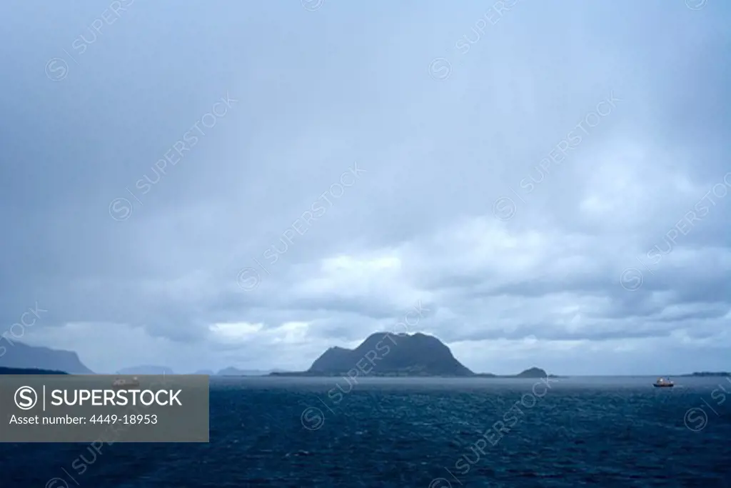 View from a Hurtigrute ship, North Norway, Norway
