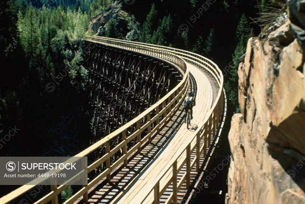 Kettle Railway Track, British Columbia, Canada