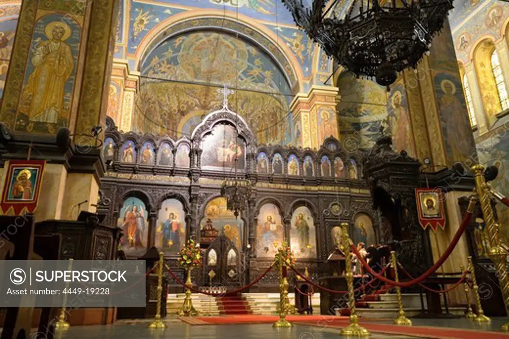 Altar, Cathedral of the Assumption, Chram Sv. Uspenie Bogorodicno, Varna, Bulgaria, Europe