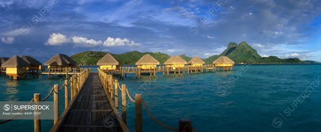 Overwater Bungalows at Bora Bora Pearl Beach Resort, Bora Bora, French Polynesia, South Pacific