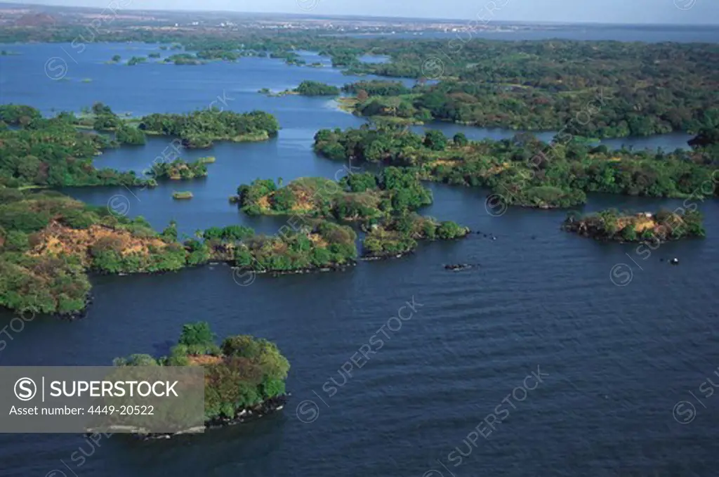 Aerial Photo of Las Isletas, Archipelago near Granada, Lake Nicaragua, Nicaragua, Central America