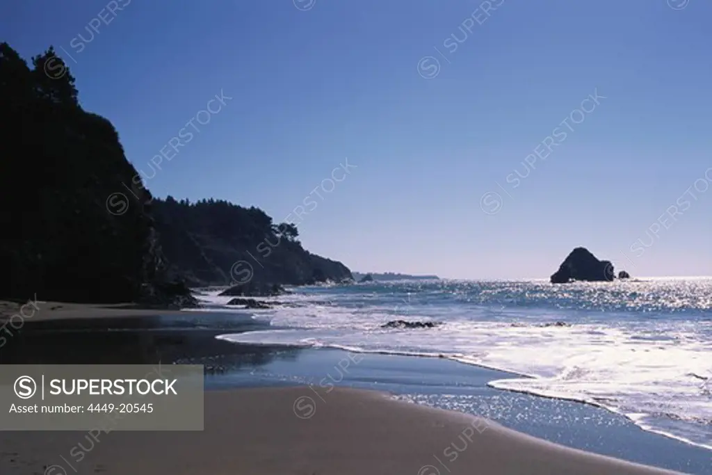 Coast at Anchor Bay, Route No. 1, Mendocino Country, California, USA
