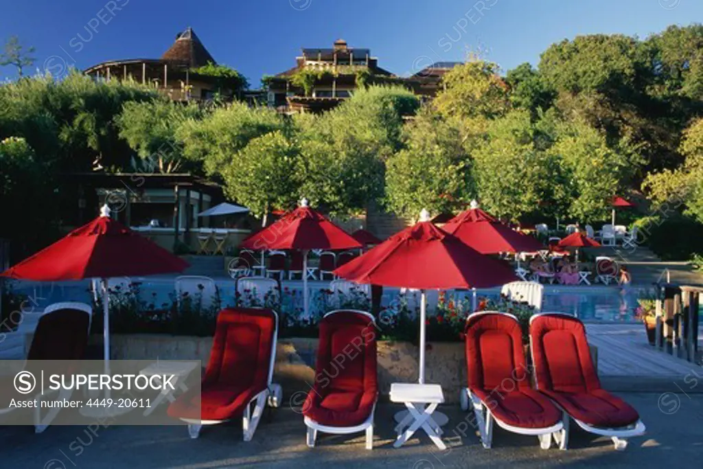 Auberge du Soleil, Hotel Restaurant, Rutherford, Napa Valley, California, USA