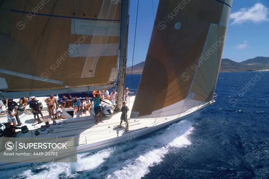 Sailing Trip on Regatta yacht Maxi, Morro Jable, Fuerteventura, Canary Islands, Spain