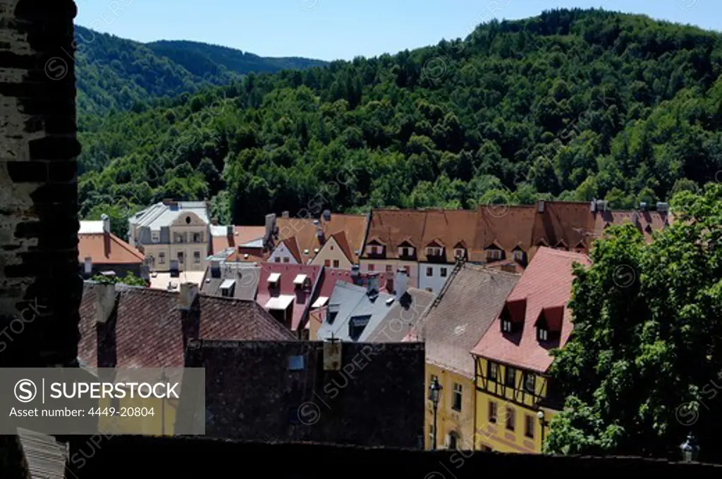 View of Loket, Czech Republic