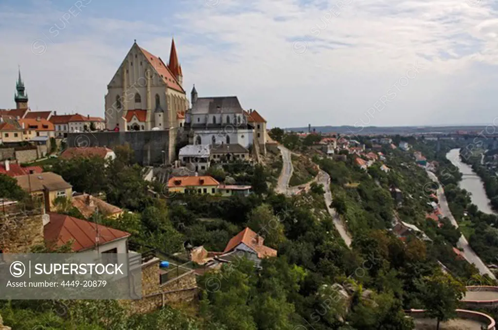 Cityscape of Znojmo, Czech Republic