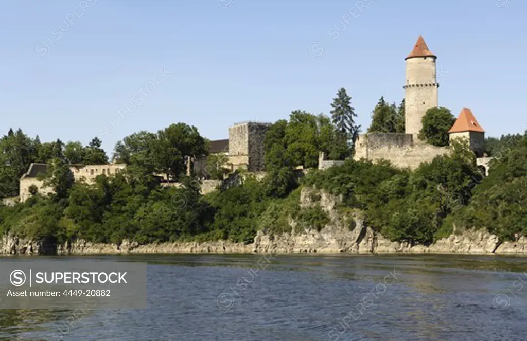 Castle at riverside, Zvikov, Czech Republic