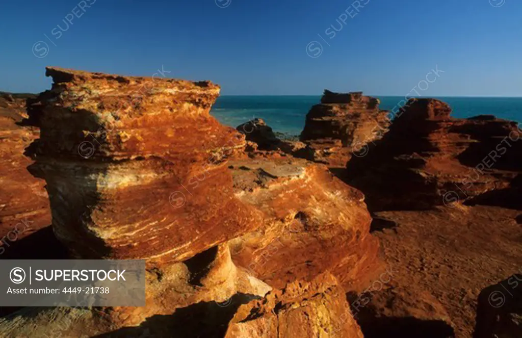 The rocks at Gantheaume Point, Broome, Western Australia, Australia