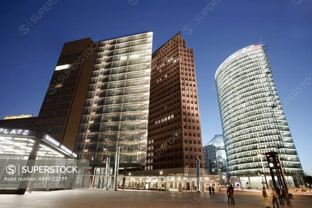 Berlin, Potsdamer Platz, Sony Center DB tower
