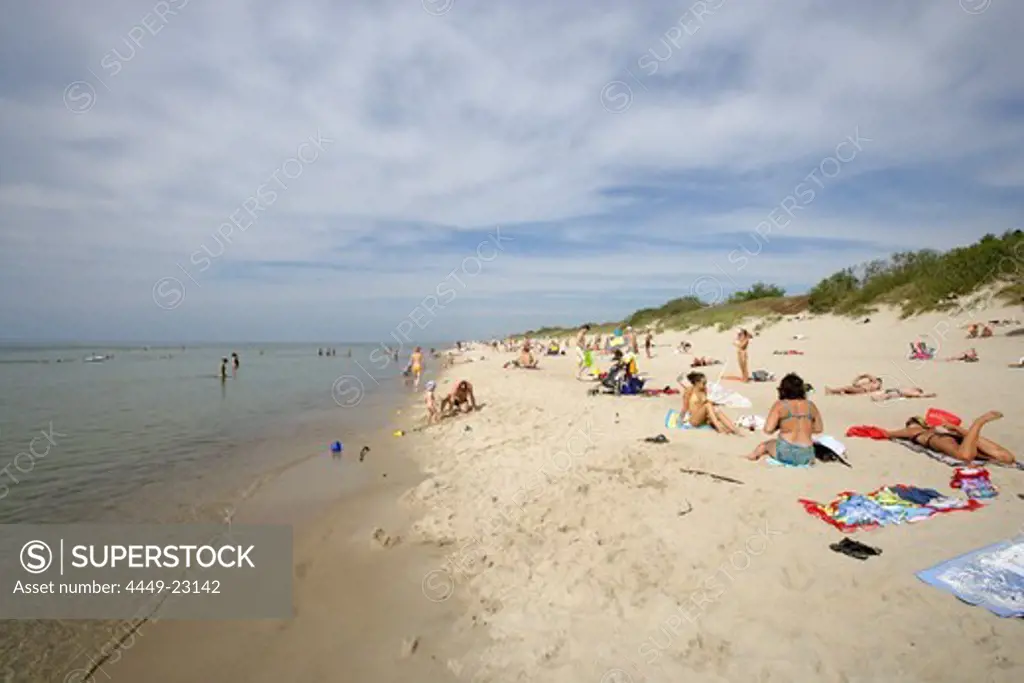 Beach in Nida (Nidden), Curian spit, Lithuania