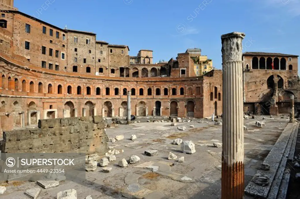 Trajan's Forum with Trajan's Column, Forum Traiano, Rome, Italy