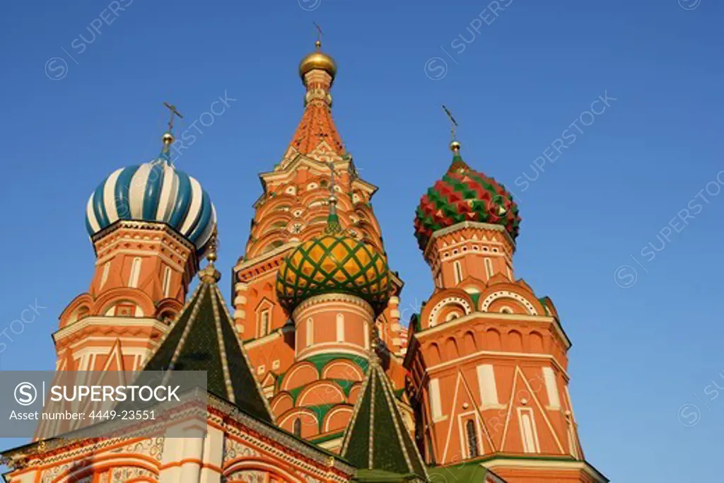 Cathedral of Saint Basil the Blessed, aka Cathedral of Intercession of the Virgin on the Moat and Cathedral of the Protection of the Mother of God, Moscow, Russia