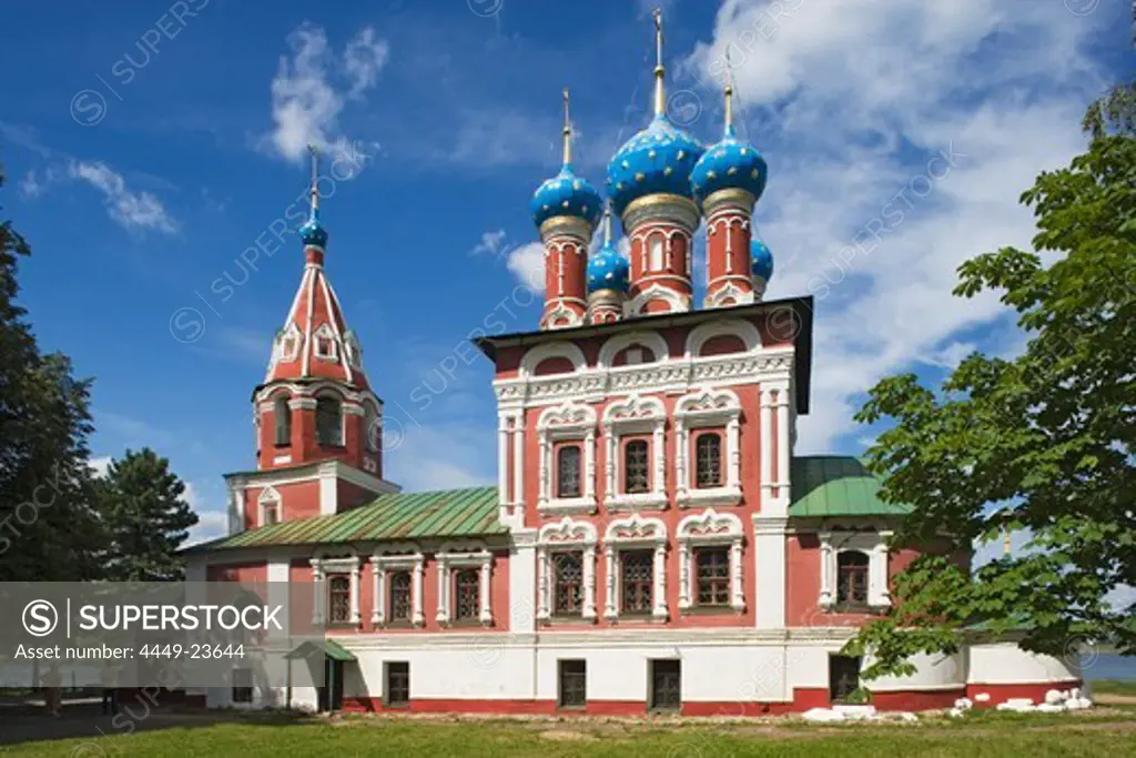 Church of St Dimitri in the Kremlin of Uglich, Church of St Demetrios on the blood, built in 1692, Uglich, Oblast Yaroslavl, Russia
