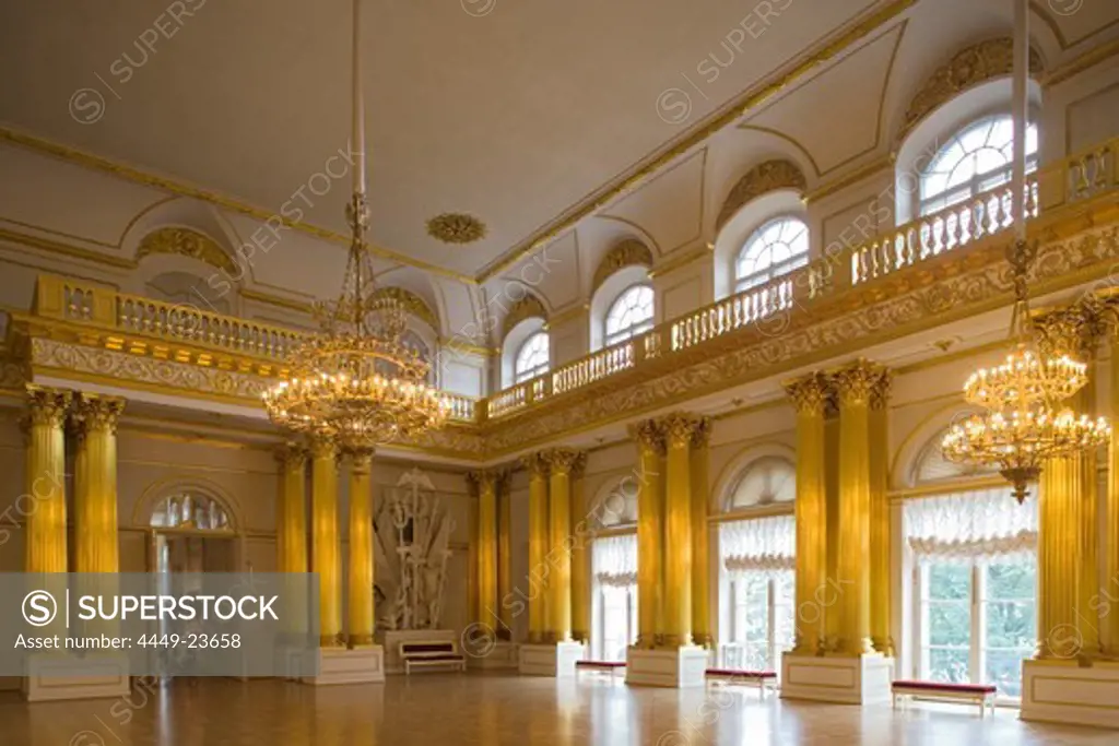 The Armorial hall in the Hermitage in the Winter Palace, Saint Petersburg, Russia