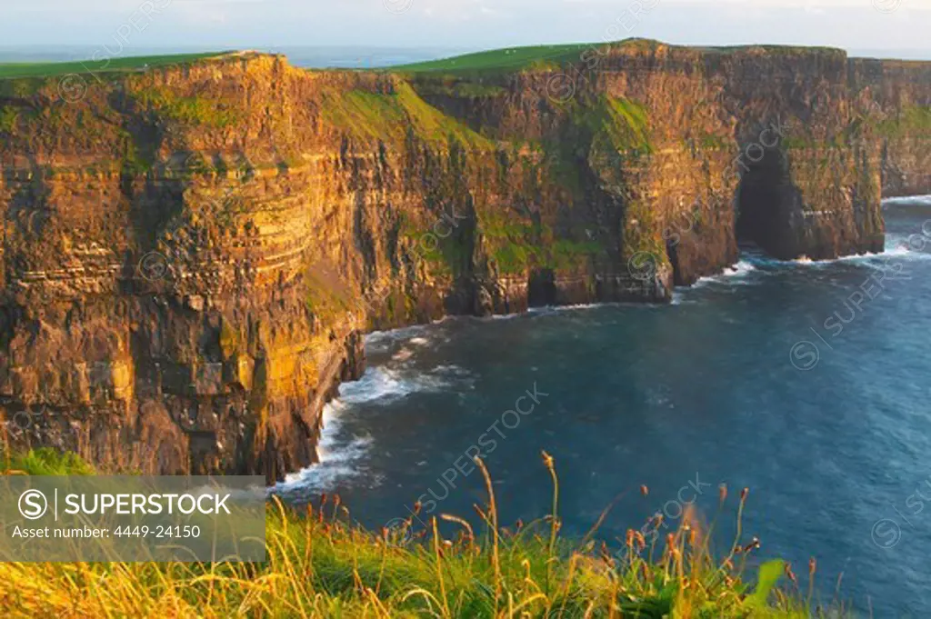 outdoor photo, early evening, Cliffs of Moher, County Clare, Ireland, Europe