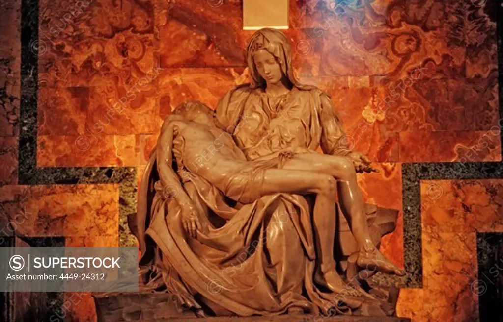 Michelangelo s Pieta, Italy, Rom, Vatikanstadt