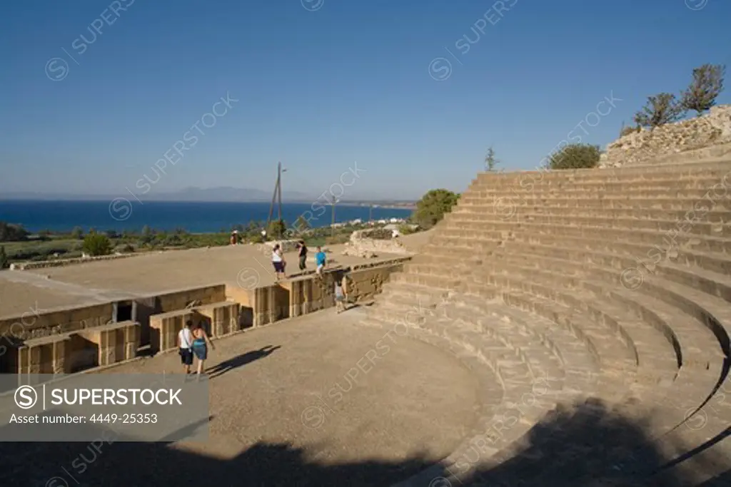 The ancient ampitheatre at Soli, theatre, Soli, Soloi, North Cyprus, Cyprus