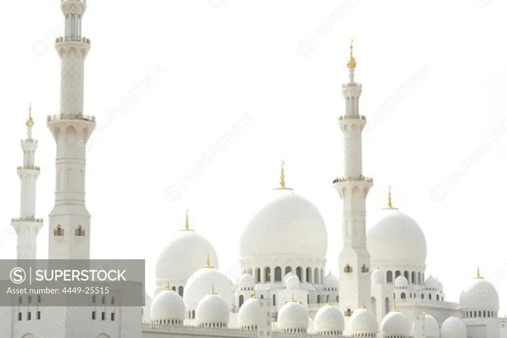 Zayed Grand Mosque, Sheikh Zayed Mosque, Abu Dhabi, United Arab Emirates, UAE