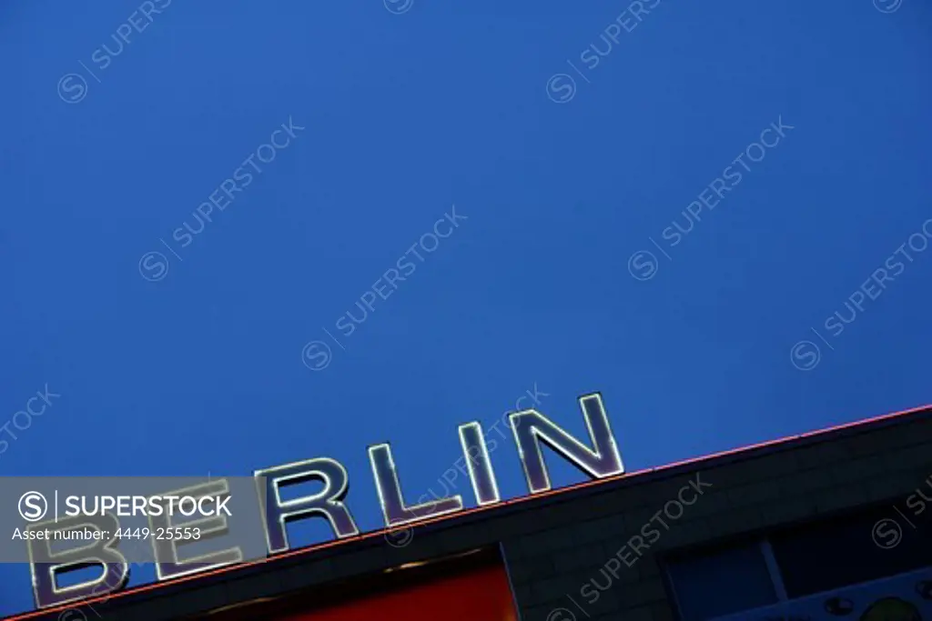 Advertising Sign for berlin, Berlin, Germany