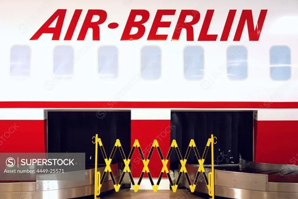 Baggage Conveyor Belt of Air Berlin Airlines, Germany
