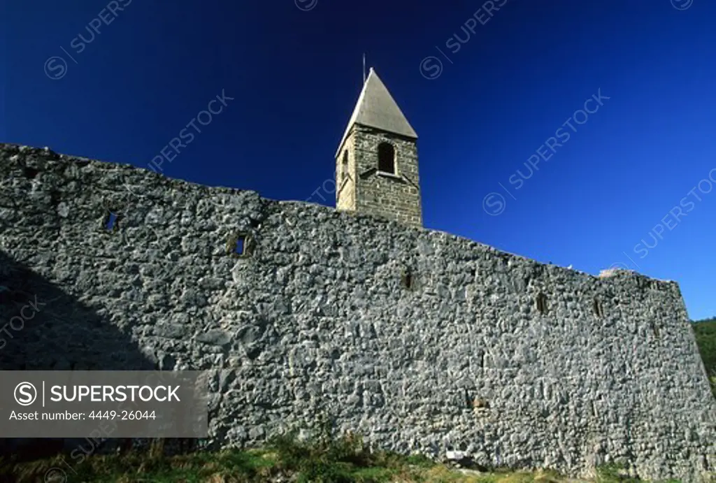 The fortified church of the Holy Trinity in Hrastovlje, Slovenia