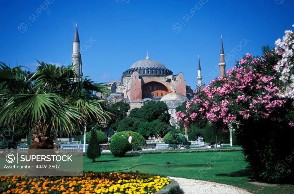 Hagia Sophia, Sultan, Ahmet Park, Sultanahmet, Istanbul, Turkey