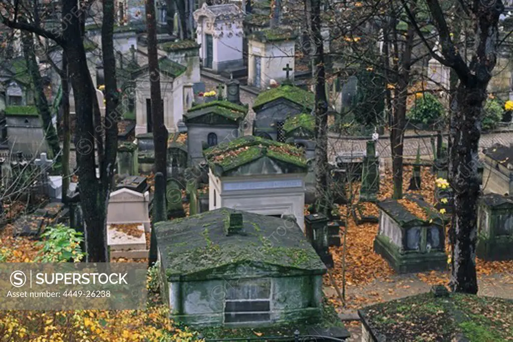 Cemetery Pere Lachaise, 20th Arrondissement, Paris, France