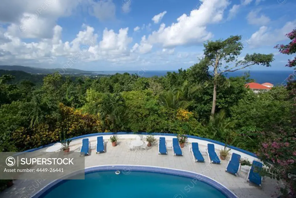 Jamaica Port Antonio Mockingbird Hill Hotel Pool