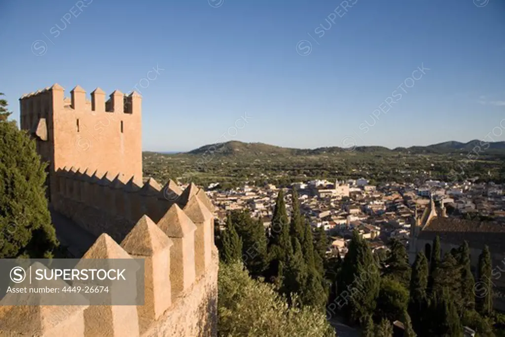 Arta Castle Wall, Arta, Mallorca, Balearic Islands, Spain