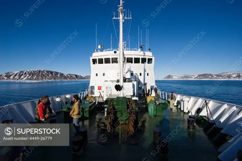 Expedition ship, Spitsbergen, Norway