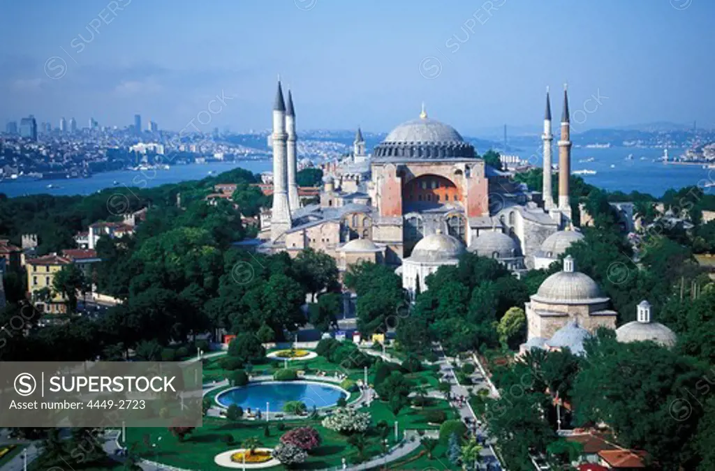 Hagia Sophia, Sultan Ahmet Park, Istanbul, Turkey