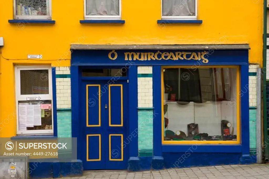 Shop in Dingle, Dingle peninsula, County Kerry, Ireland, Europe